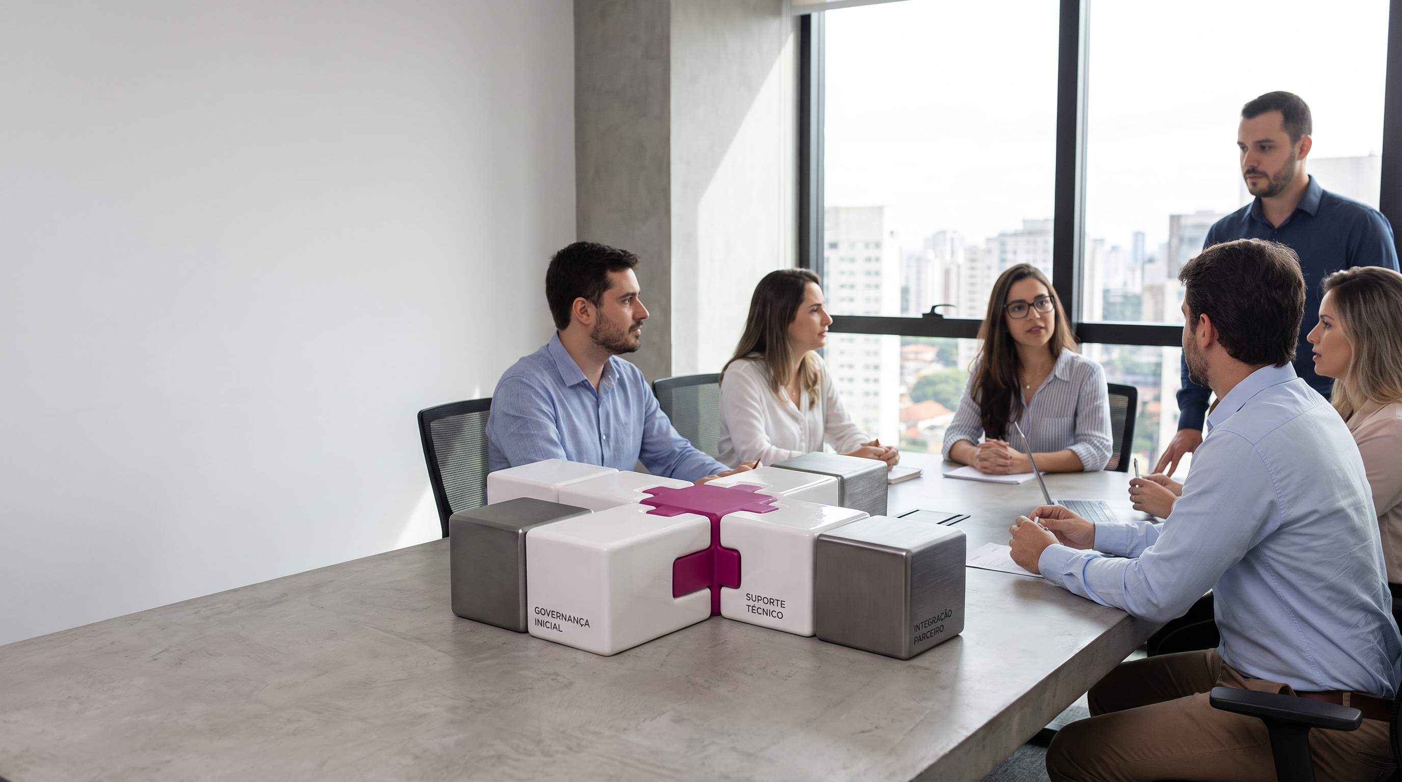 Integração B2B com parceiros apoiada por governança e suporte técnico